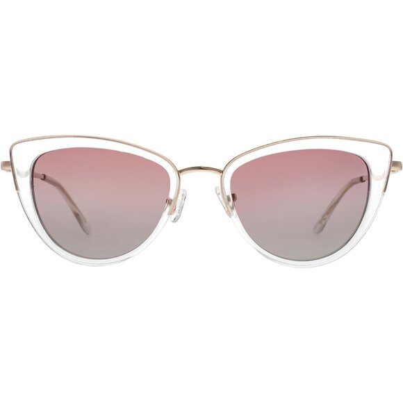 ✨Women\'s Pink Retro Big Frame Cat Eye Polarized with Spring Hinge Sunglasses main image 7